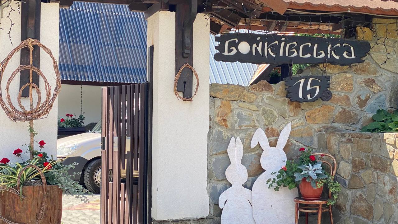 Панорама Карпат з котеджу